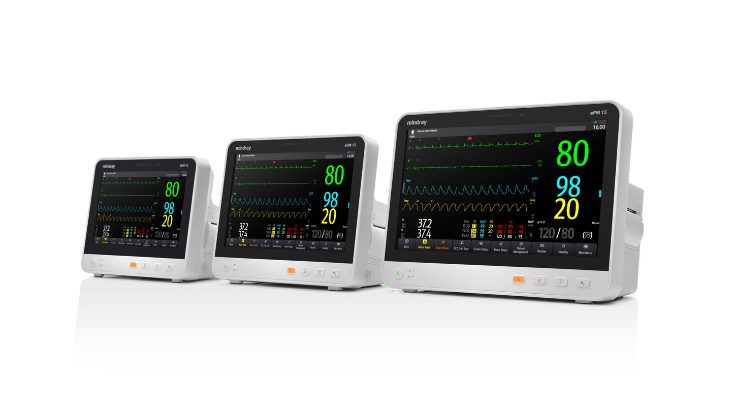 Mindray  EPM 12  + CO2 + IBP  + GASTO CARDIACO